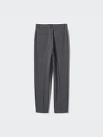 Smart Ankle Pants | 2-Way Stretch Checked Tall