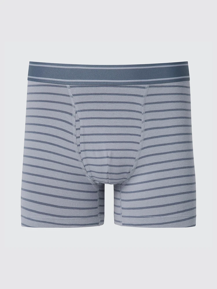 Cotton Boxer Briefs | Striped