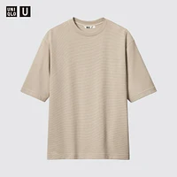 AIRism Cotton Half-Sleeve Oversized T-Shirt