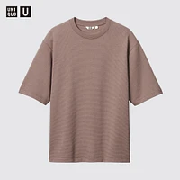 AIRism Cotton Half-Sleeve Oversized T-Shirt