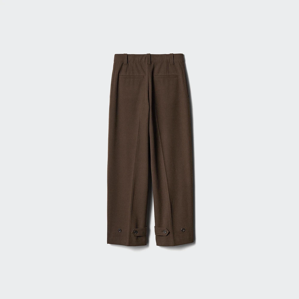 PLEATED WIDE PANTS