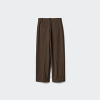 PLEATED WIDE PANTS