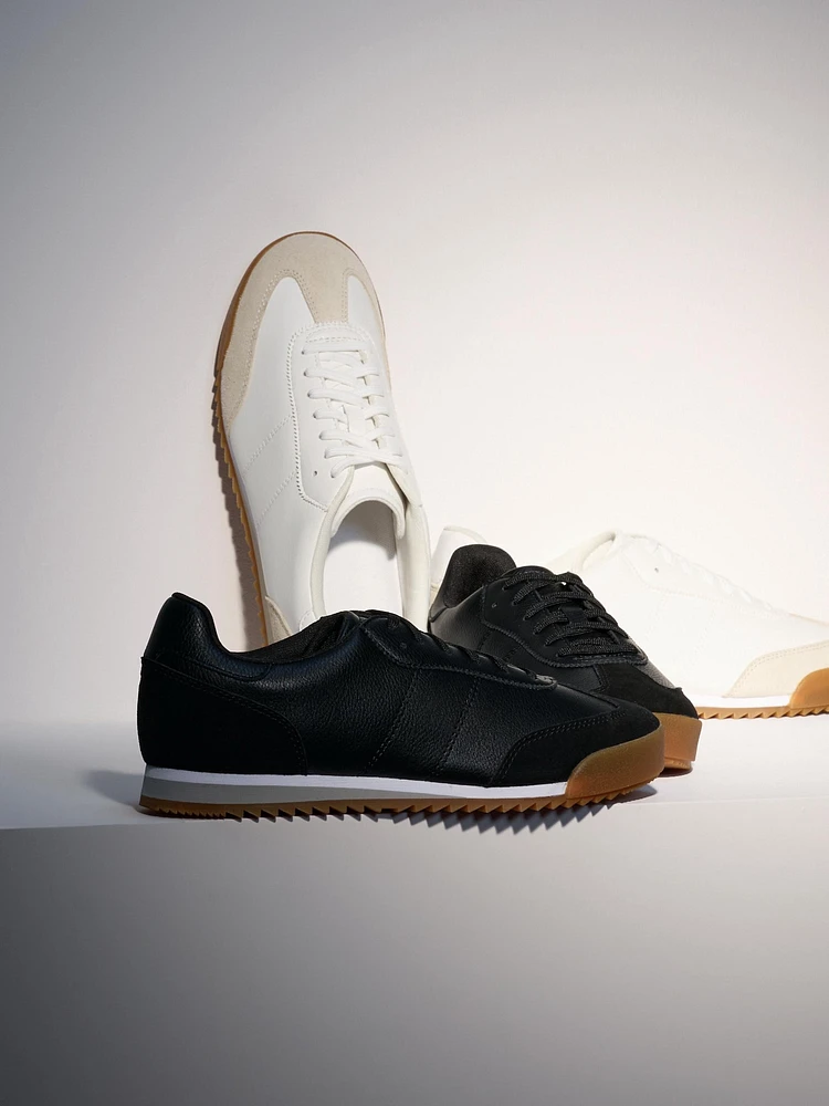 Suede Combination Sneakers
