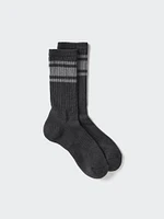 Striped Pile Socks