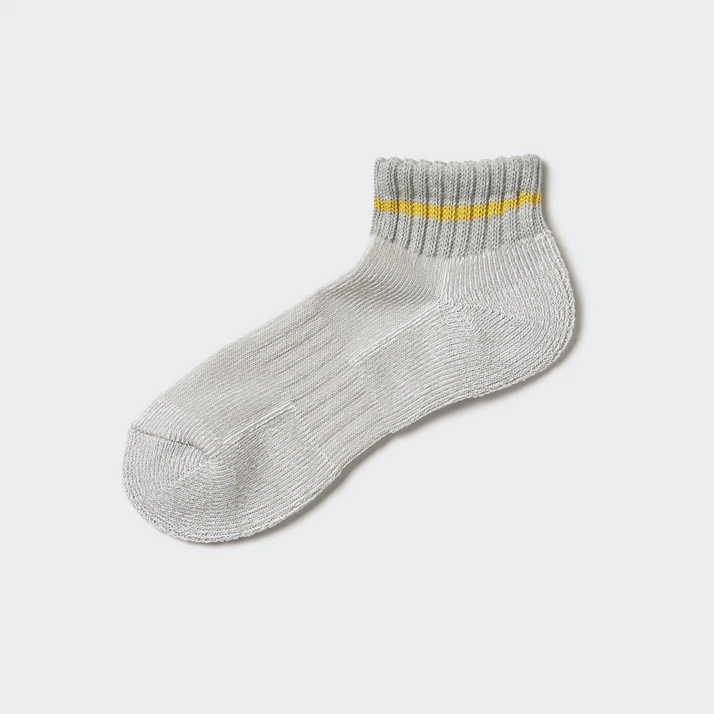 Pile Short Socks | Striped