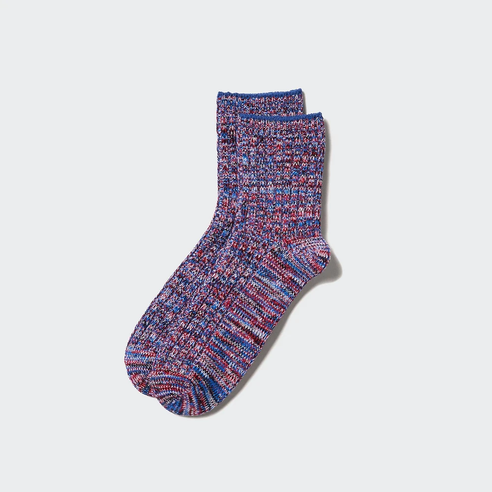 MELANGE HALF SOCKS