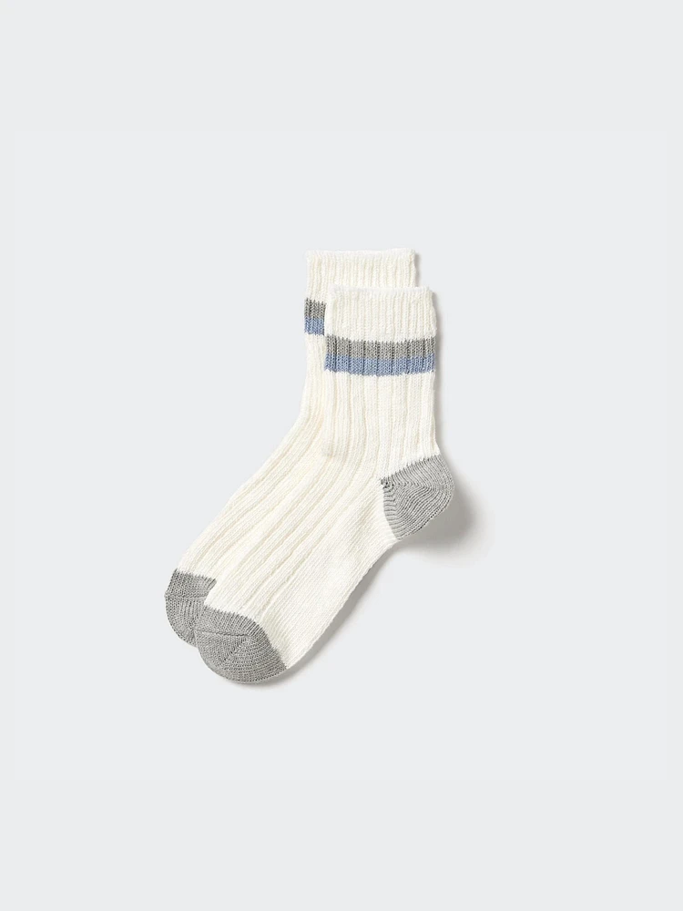 PATTERNED HALF SOCKS