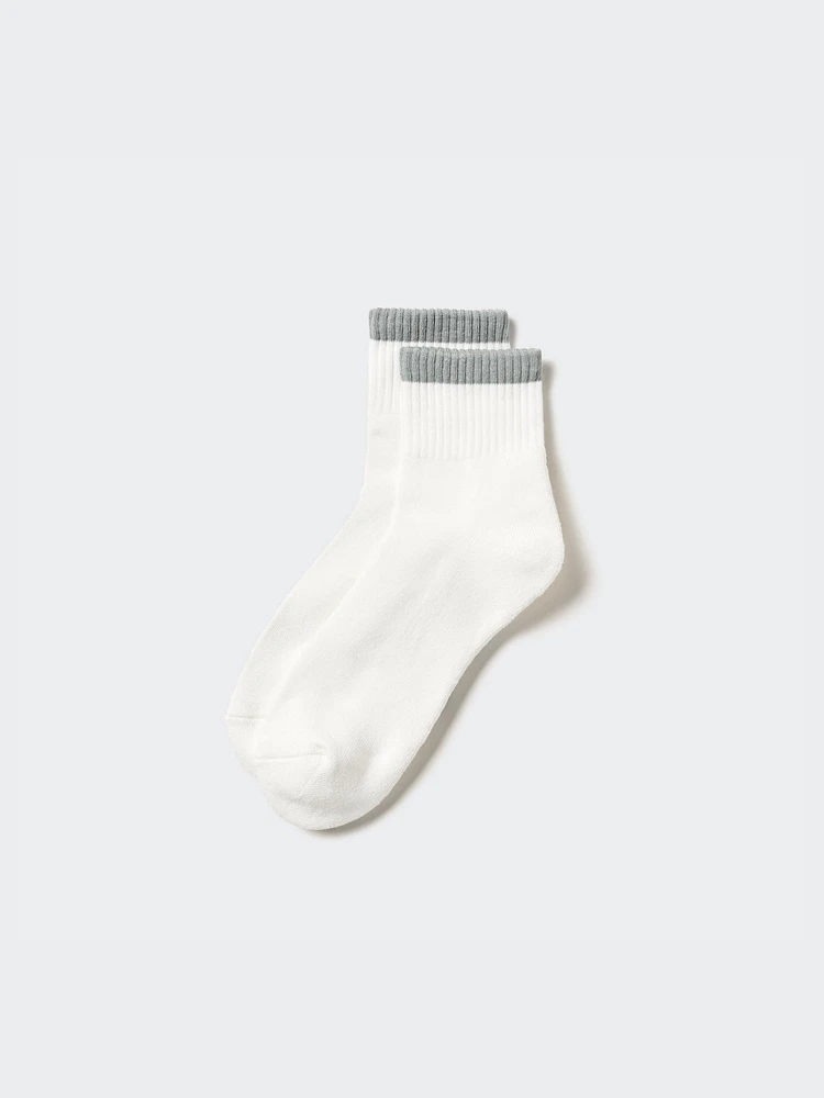 Sports Pile Lined Half Socks