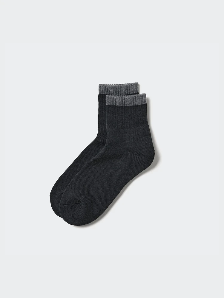 Sports Pile Lined Half Socks