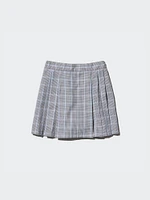 Checked Skort