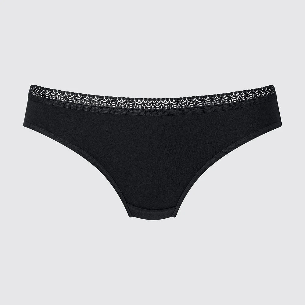 Lace Mid-Rise Briefs