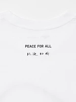 PEACE FOR ALL Graphic T-Shirt | Hakuju Kuiseko