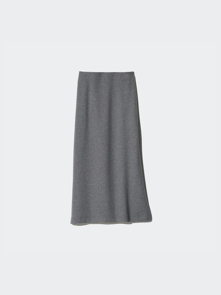 BRUSHED JERSEY NARROW SKIRT