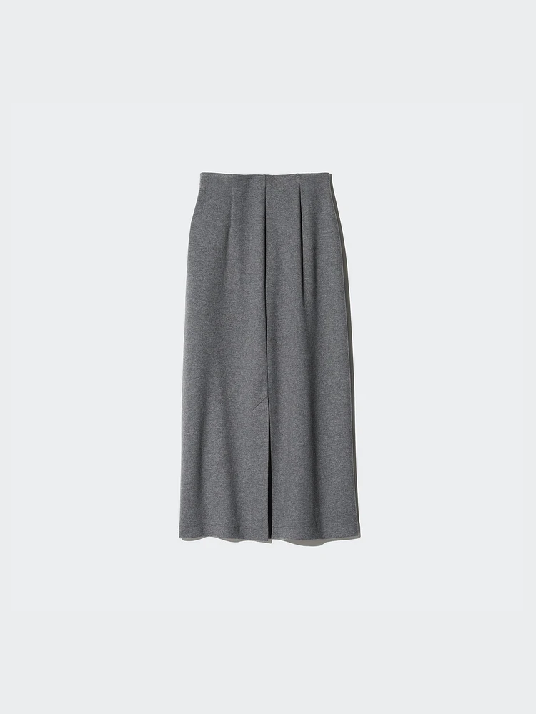 BRUSHED JERSEY NARROW SKIRT