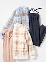 Fluffy Fleece Set | Checked