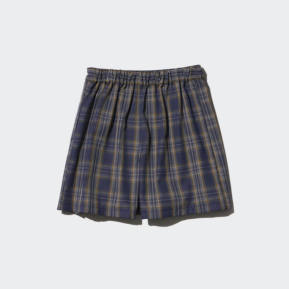 Checked Skort