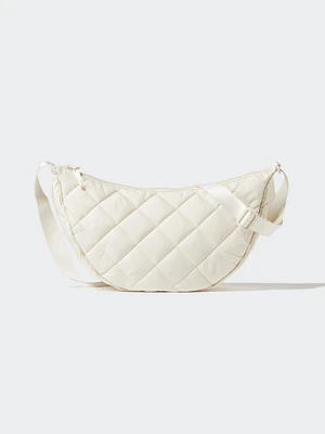 Round Shoulder Bag | Quilted