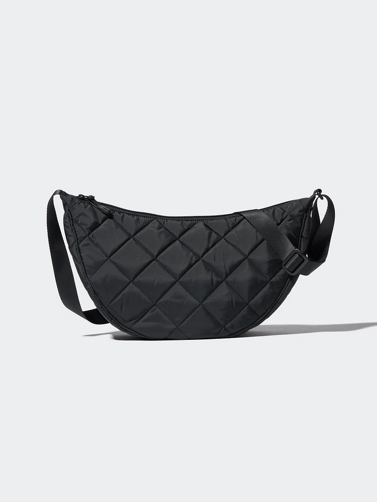 Round Shoulder Bag | Quilted