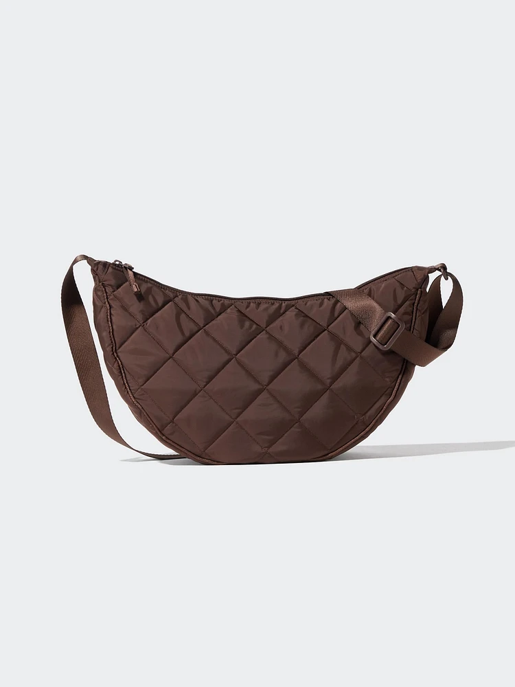 Round Shoulder Bag | Quilted
