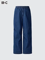 Wide Parachute Denim Pants