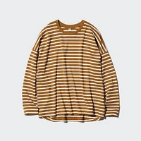 Smooth Cotton Oversized T-Shirt | Striped