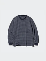 AIRism Cotton T-Shirt | Long Sleeve Striped