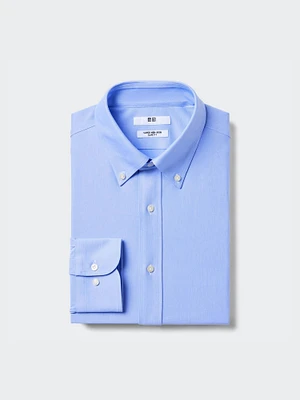 SUPER NON IRON JERSEY SLIM FIT SHIRT | BUTTON DOWN COLLAR