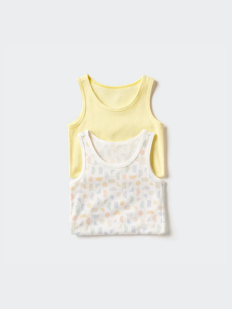 COTTON MESH TANK TOP 2P