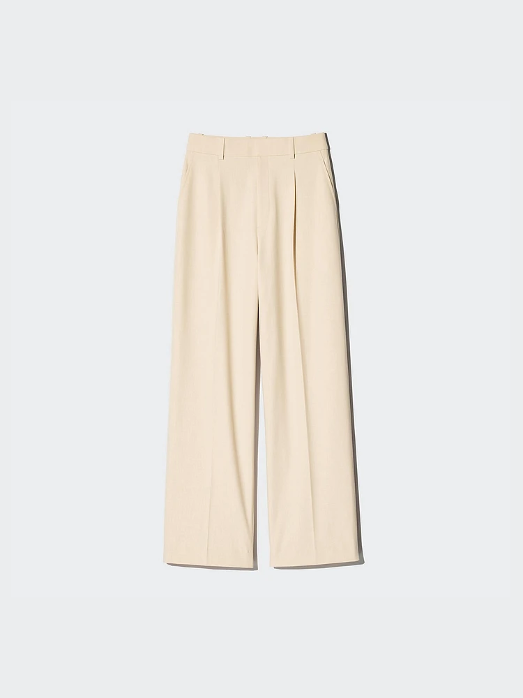 PLEATED WIDE PANTS