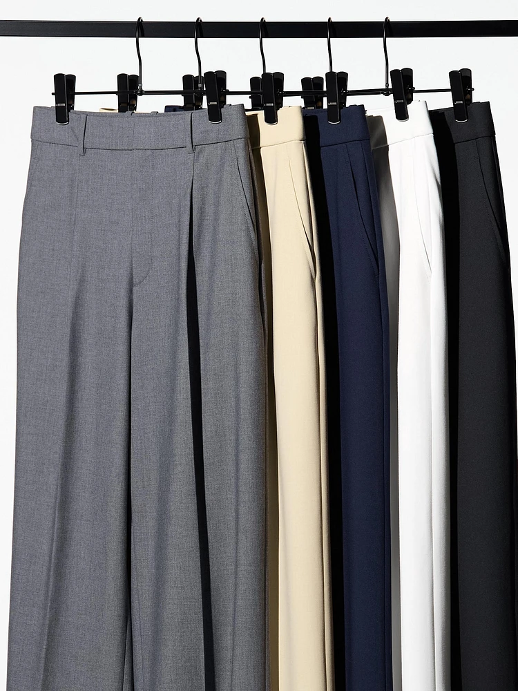 PLEATED WIDE PANTS | TALL