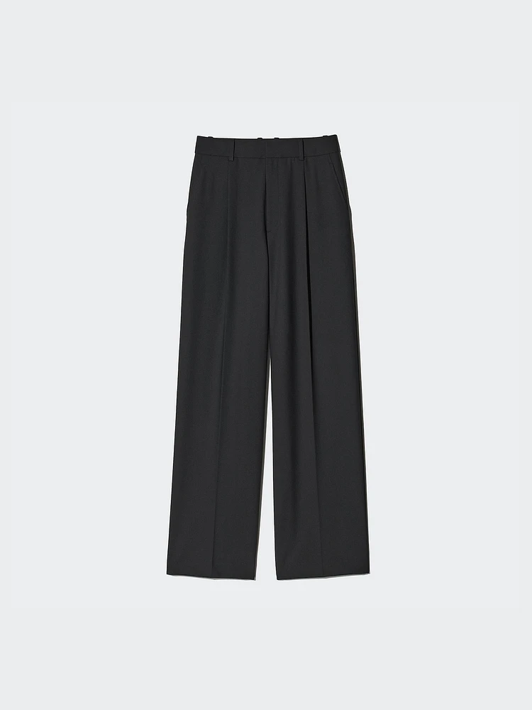 PLEATED WIDE PANTS