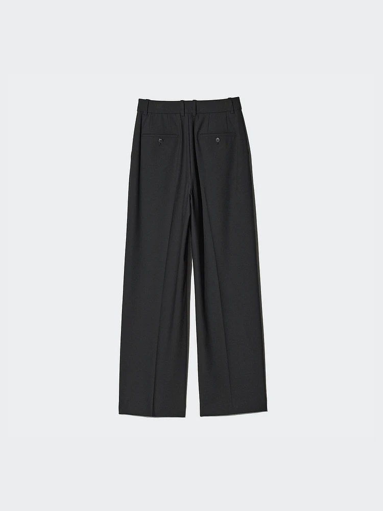 PLEATED WIDE PANTS