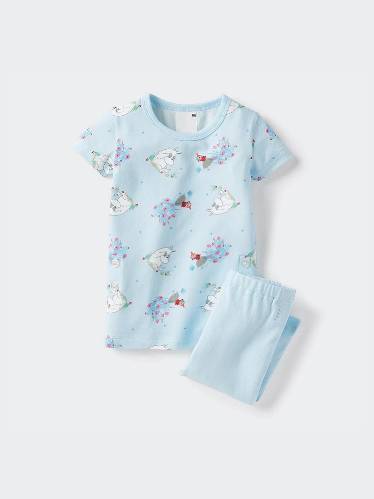 Baby Picture Book Dry Pajamas Short Sleeve