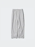 Linen Cotton Tapered Pants | Striped Tall