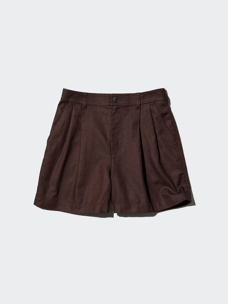 LINEN COTTON SHORTS