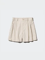 LINEN COTTON SHORTS