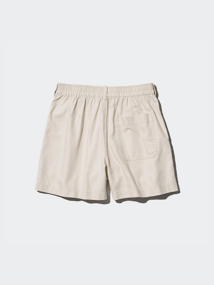 LINEN COTTON SHORTS