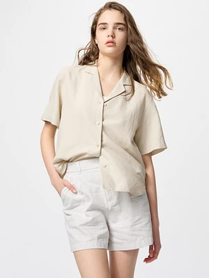 LINEN COTTON SHORTS