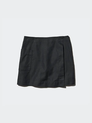 Linen Blend Skort