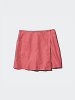 Linen Blend Skort