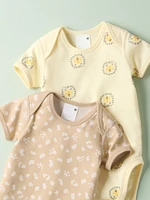 Baby Printed Bodysuit | Open Front