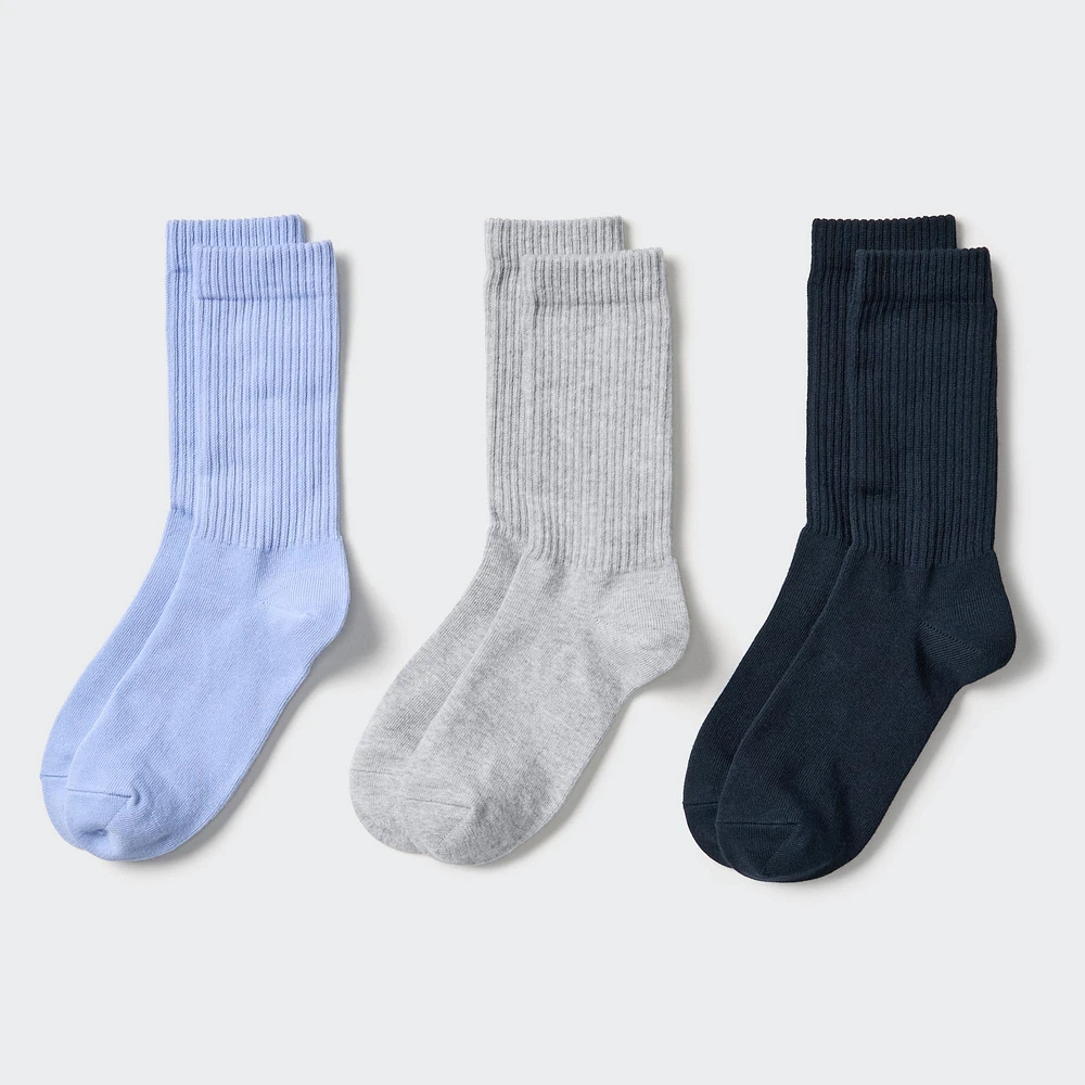 RIBBED SOCKS | 3 PAIRS