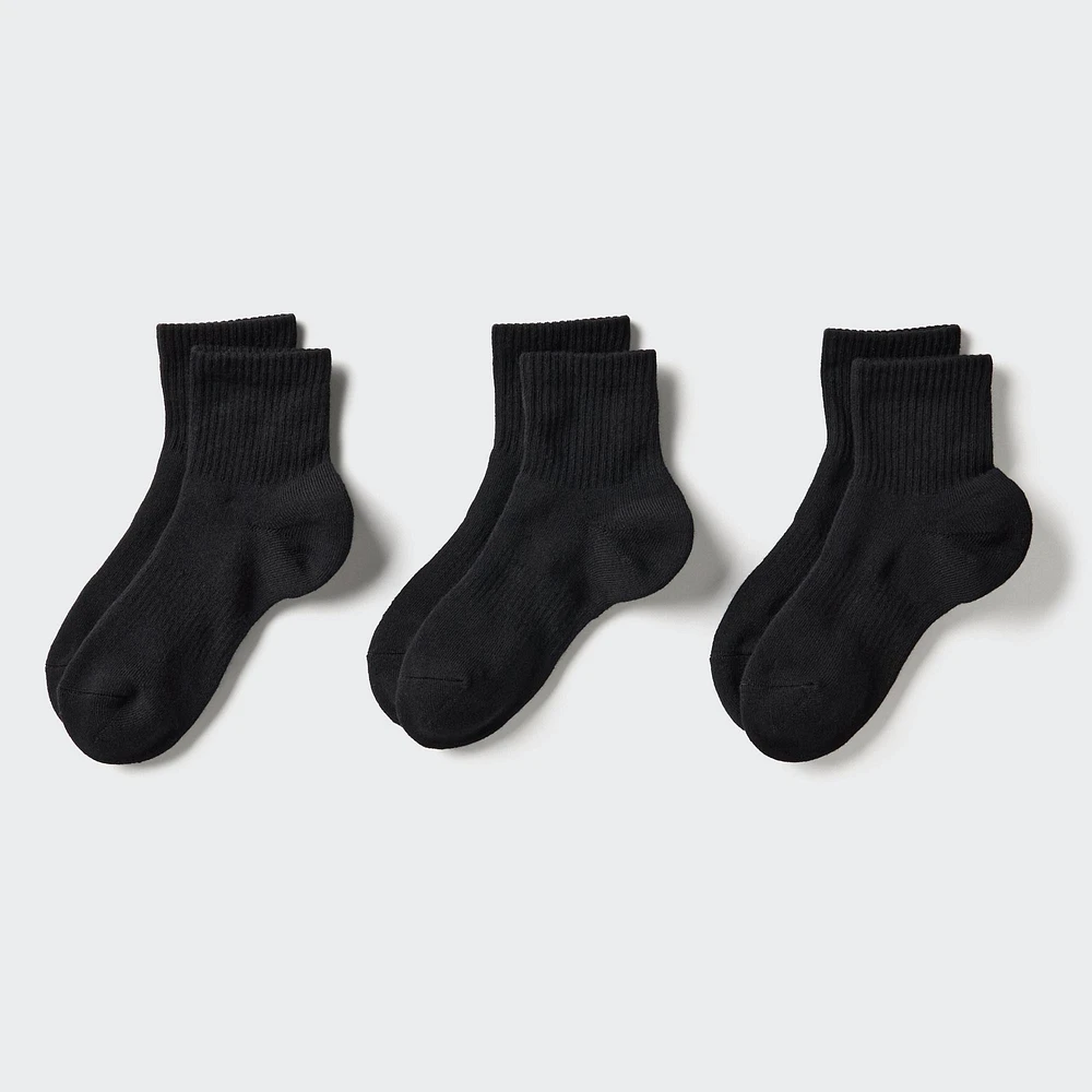 RIBBED PILE LINED SOCKS | 3 PAIRS