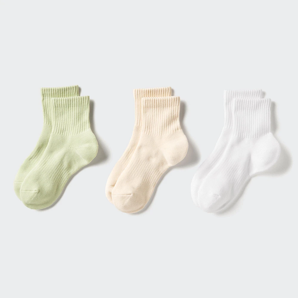 RIBBED PILE LINED SOCKS | 3 PAIRS