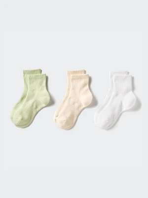 Ribbed Pile Socks | 3 Pairs