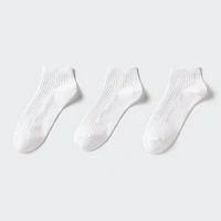 RIBBED SHORT SOCKS | 3 PAIRS