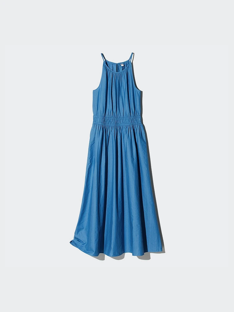 HALTER NECK DRESS SLEEVELESS