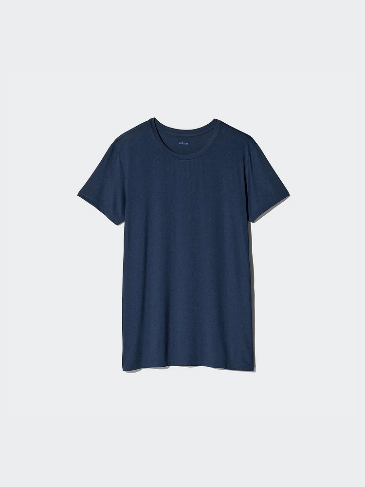 AIRism CREW NECK T-SHIRT SHORT SLEEVE