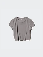 AIRism SOFT CROPPED T-SHIRT