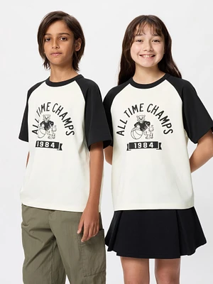 AIRism COTTON GRAPHIC CREW NECK T-SHIRT